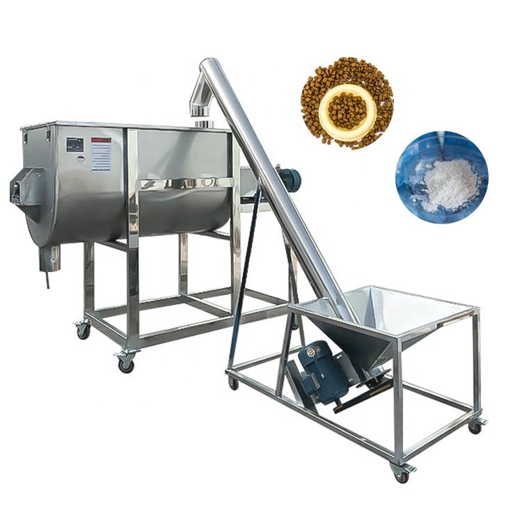 Feed dry and wet mixer