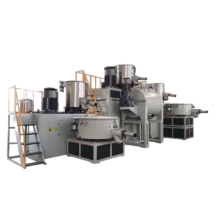 Multiple material batching mixer