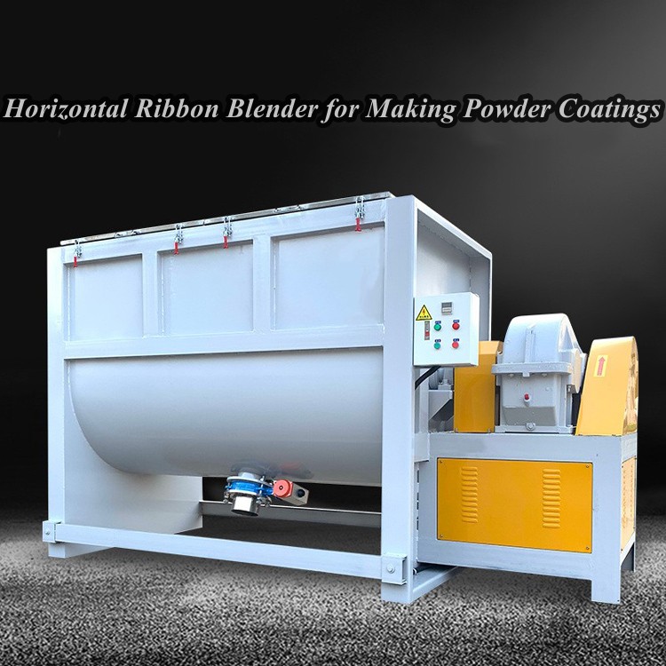 Horizontal Ribbon Blender for Making Powder Coatings