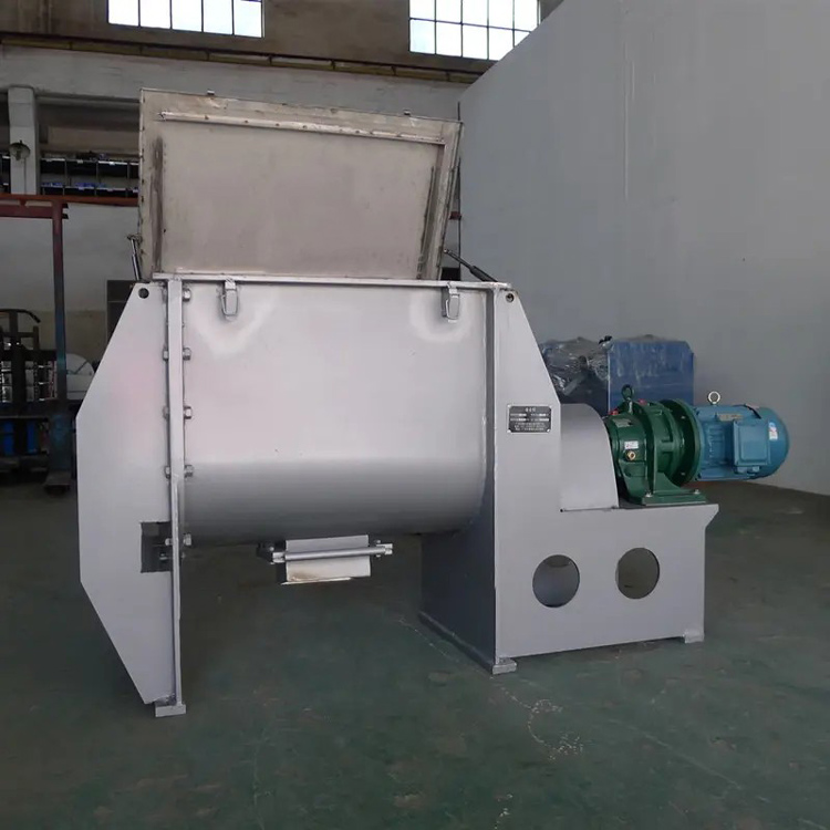 stainless steel horizontal industrial ribbon mixer dry powder mixing machine 